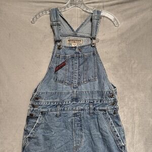 Unionbay Jeans Mens 32x28 Blue Light Wash Relaxed Straight Denim Bib Overalls